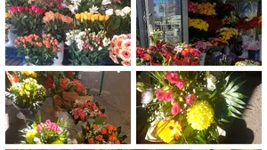 Gest emoţionant. O femeie a oferit flori oamenilor aflaţi în izolare