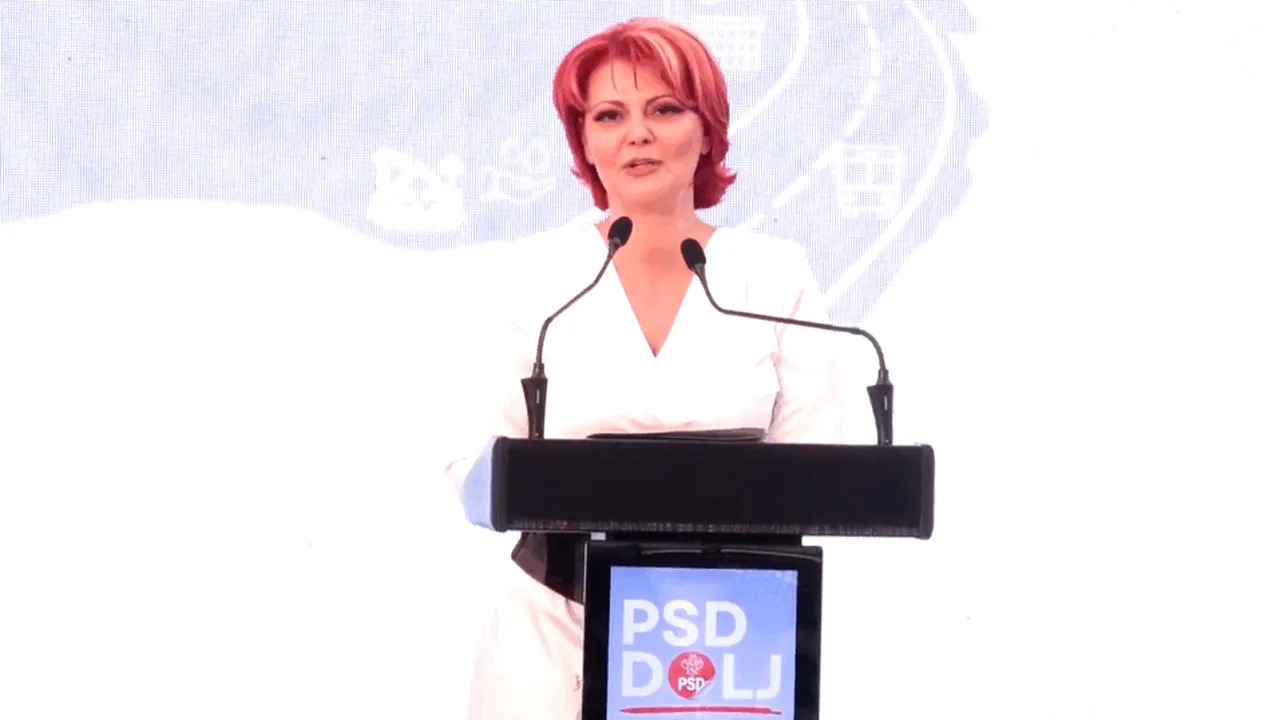 Lia Olguța Vasilescu: Președinții care nu-și ating target-ul electoral nu știu ce o să li se întâmple cu Manda