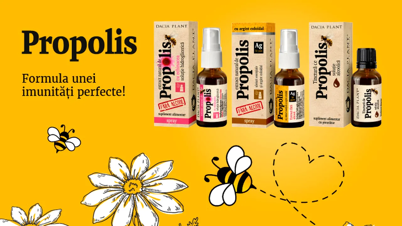 Propolisul - formula unei imunităţi perfecte 
