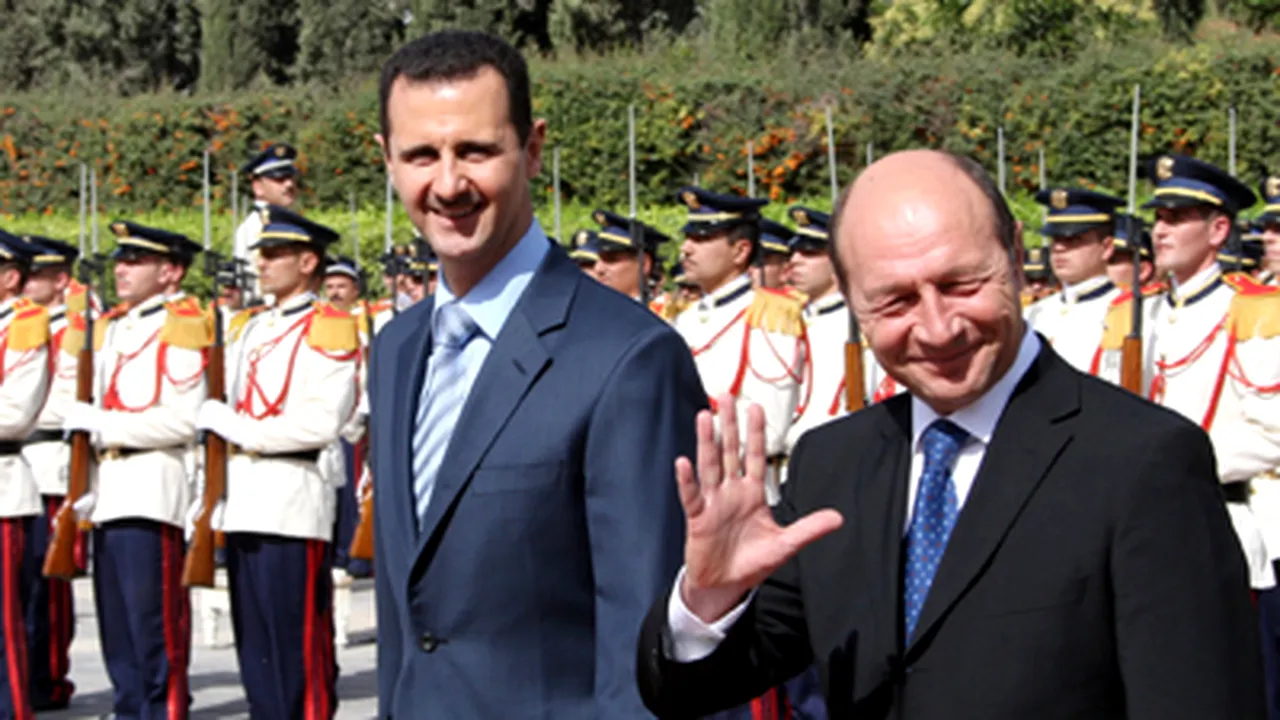Băsescu: Mesajul vizitei mele la Damasc - relansarea relaţiilor româno-siriene (Galerie Foto)