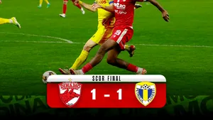 Superliga de fotbal: Dinamo pierde puncte importante în lupta pentru evitarea retrogradării