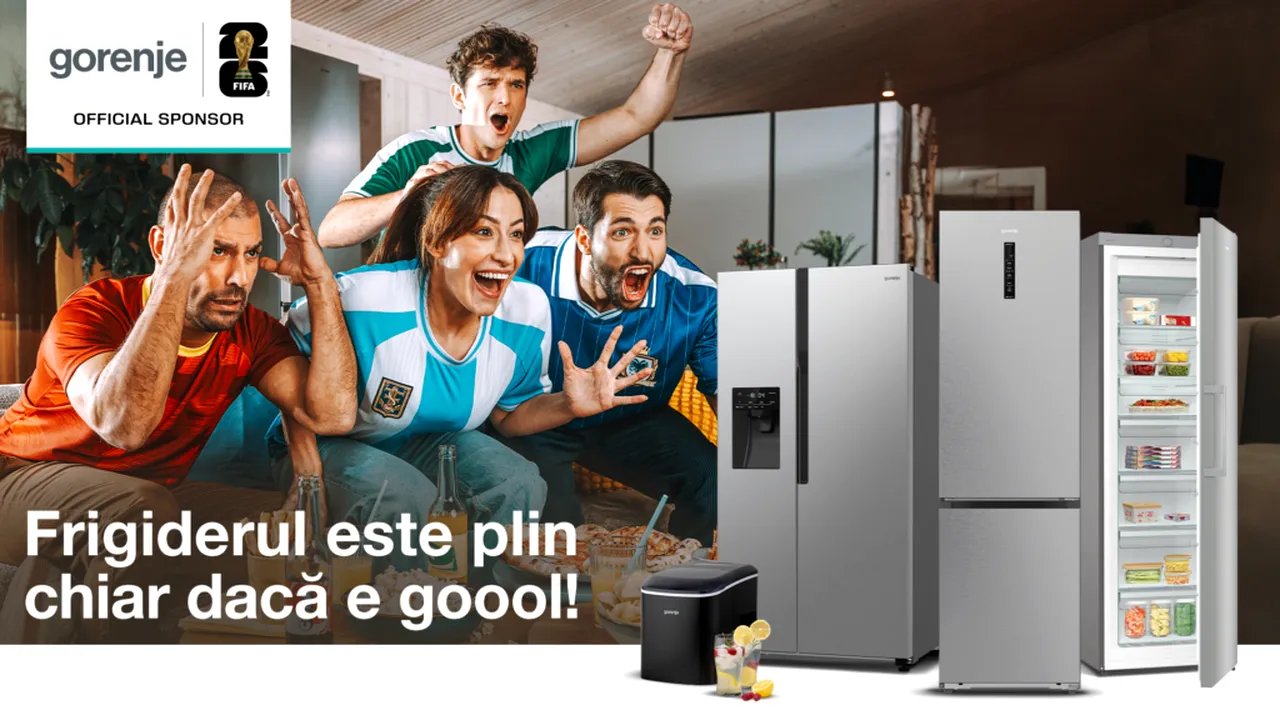Gorenje aduce răcoarea în casele românilor la FIFA World Cup 2026™