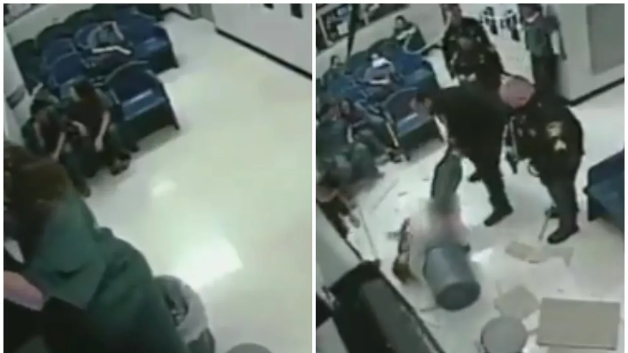 Tentativă de evadare „bună de aruncat la gunoi”. Momentul în care o deţinută cade din tavan, direct într-un tomberon. VIDEO