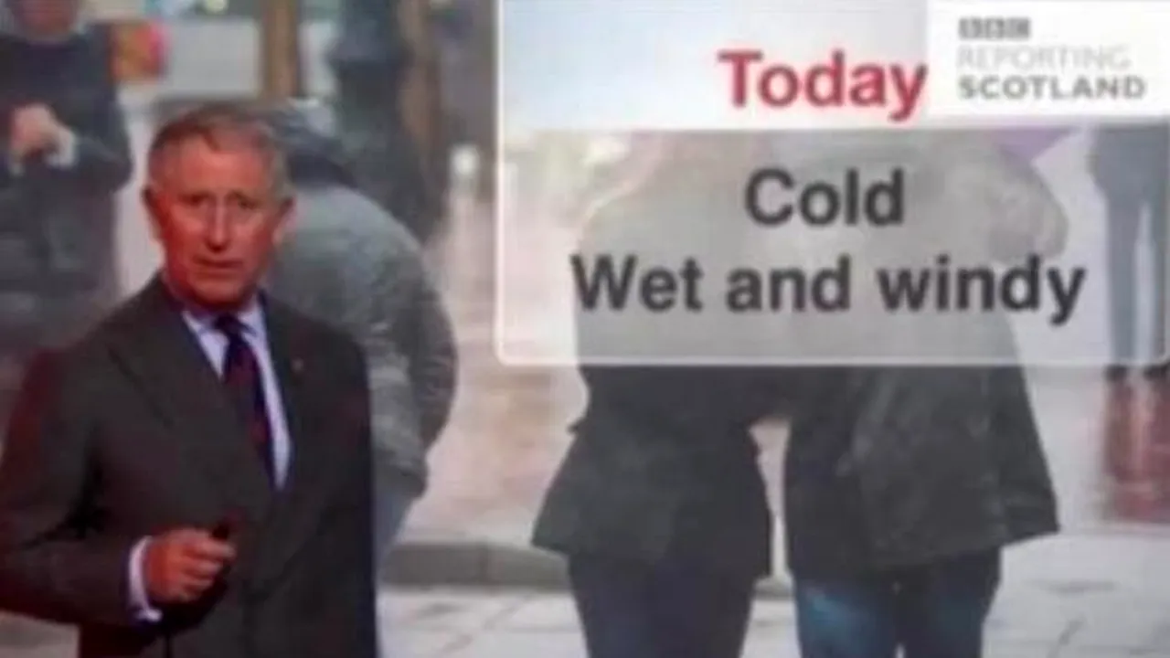 Prinţul Charles a prezentat ştirile meteo pentru BBC Scotland - VIDEO