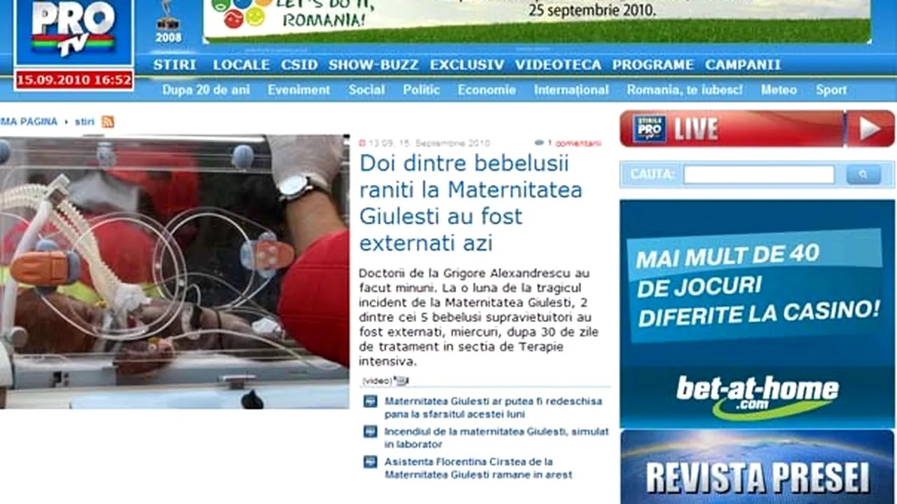 Stirileprotv.ro, principala destinaţie a consumatorilor de ştiri online din România