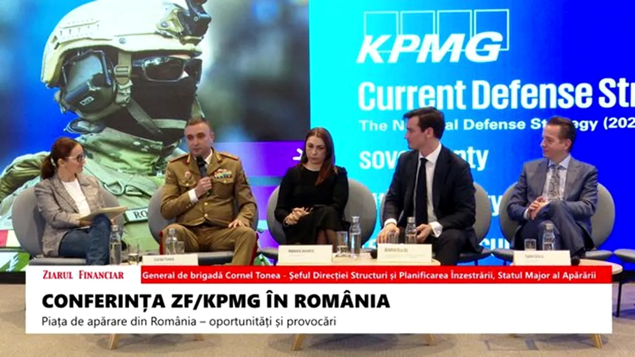 Conferinţa ZF | Generalul de brigadă Cornel Tonea: Presiunea în achiziţiile militare vine din jos în sus. Este important ca echipamentul pe care îl pui în mâinile unui om să îi ofere încredere