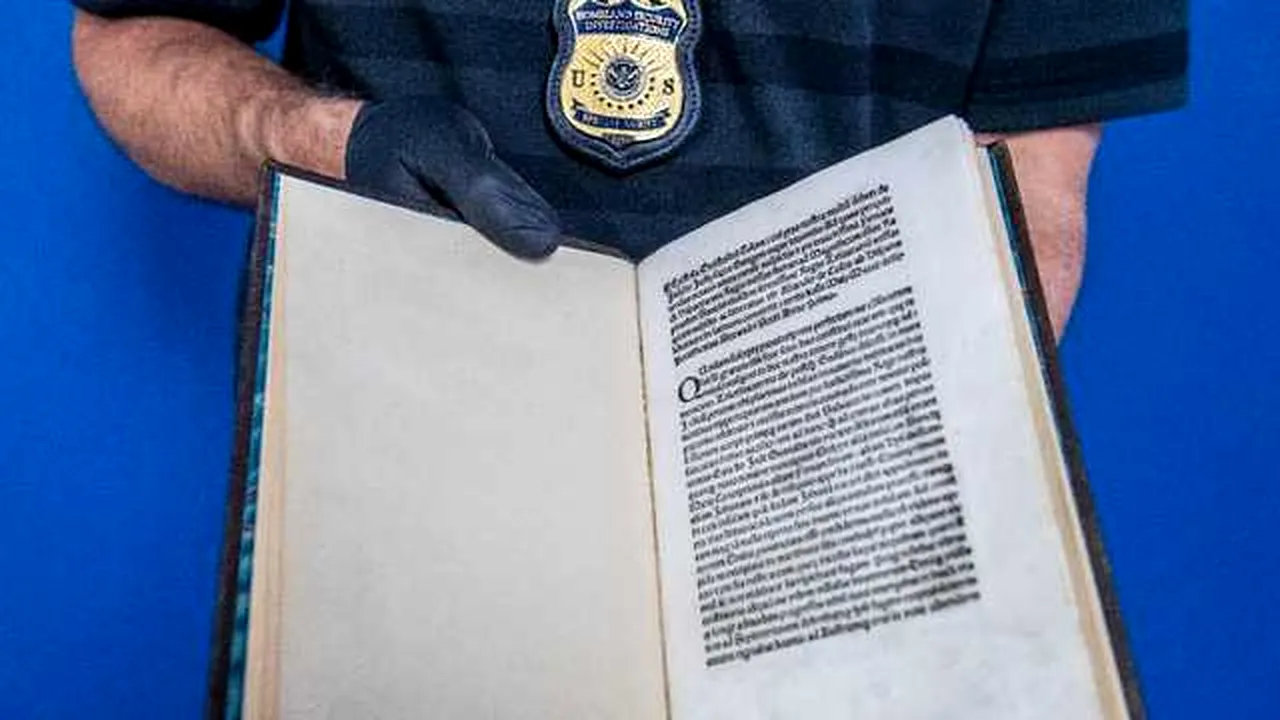 Statele Unite au returnat Italiei o scrisoare furată din secolul al XV-lea a lui Cristofor Columb