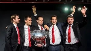 Echipa de Cupa Davis a Elveţiei, întâmpinată de 10.000 de oameni la revenirea în ţară