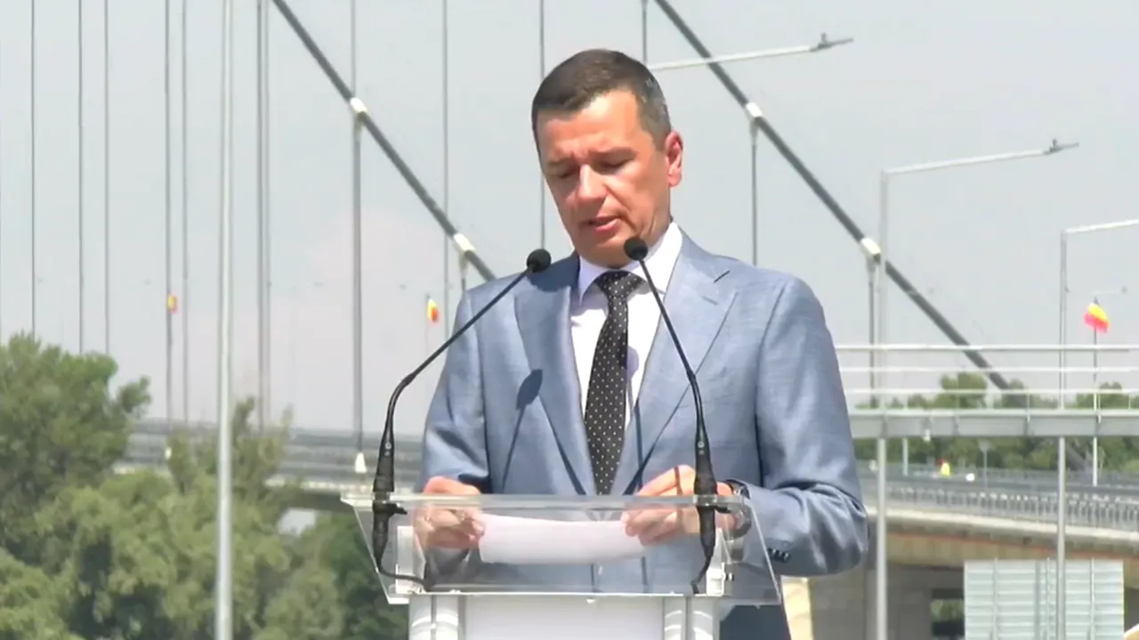 Grindeanu despre podul peste Dunăre: un pod al speranţei, un pod al unirii