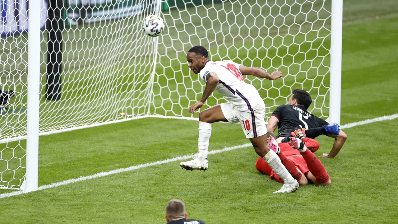 Euro 2020: Anglia a eliminat Germania cu două goluri în 11 minute