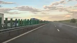 Trei incendii de vegetație lângă A2. Traficul pe autostradă a fost deviat