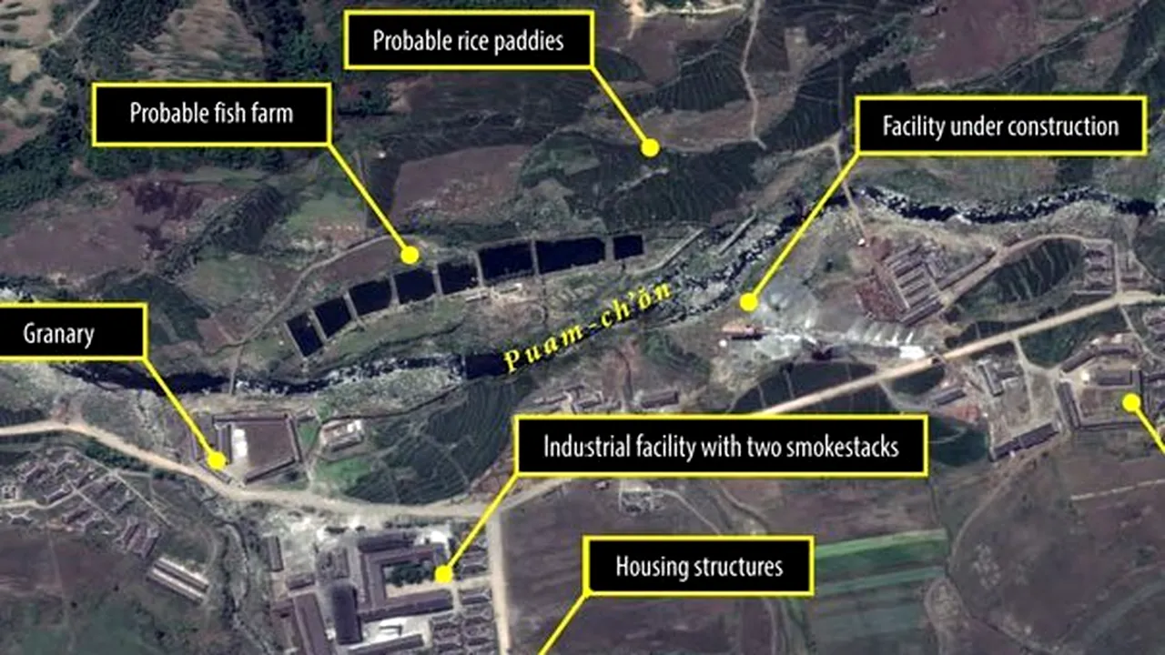 NOI IMAGINI prin satelit cu lagăre din Coreea de Nord. Mărturiile foştilor deţinuţi - FOTO