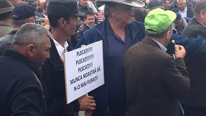 Câteva mii de crescători de ovine şi bovine au protestat în Capitală. 