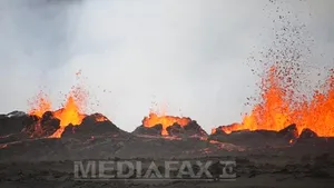 COD PORTOCALIU de alertă în Islanda, după o nouă erupţie a vulcanului Bardarbunga - VIDEO
