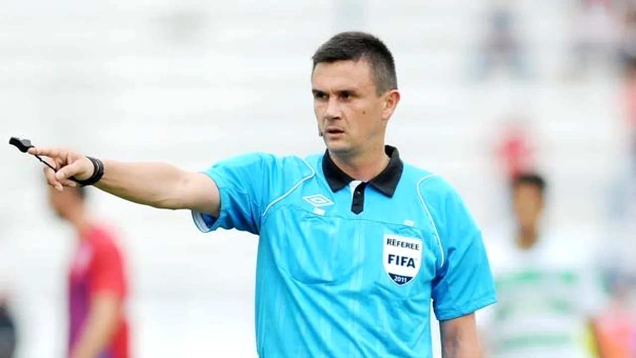 Cristian Balaj a arbitrat meciul cu numărul 250 în Liga I
