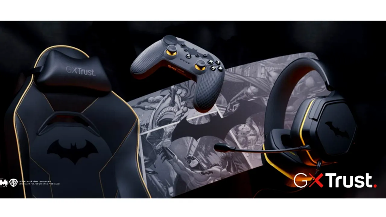 GXTrust prezintă noua colecție de produse cu tematică Batman
