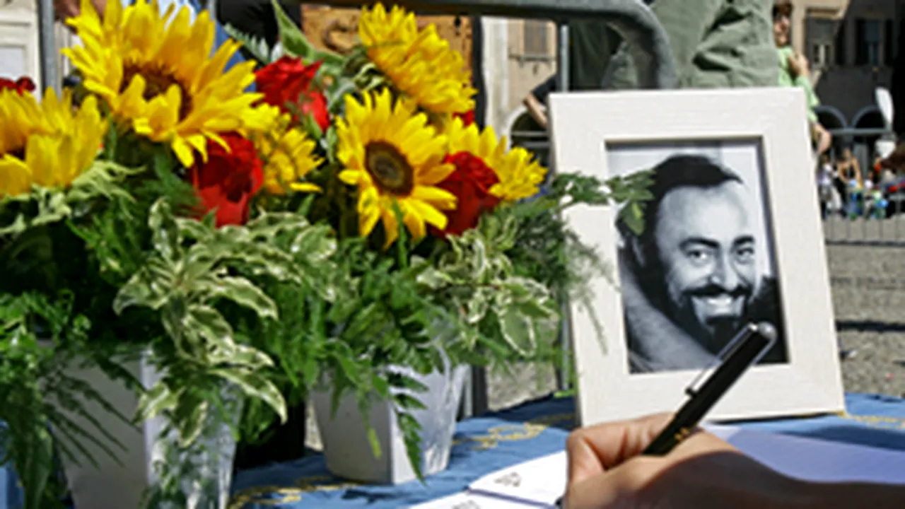 Soprana Antonia Moldovan a cântat la funeraliile lui Luciano Pavarotti