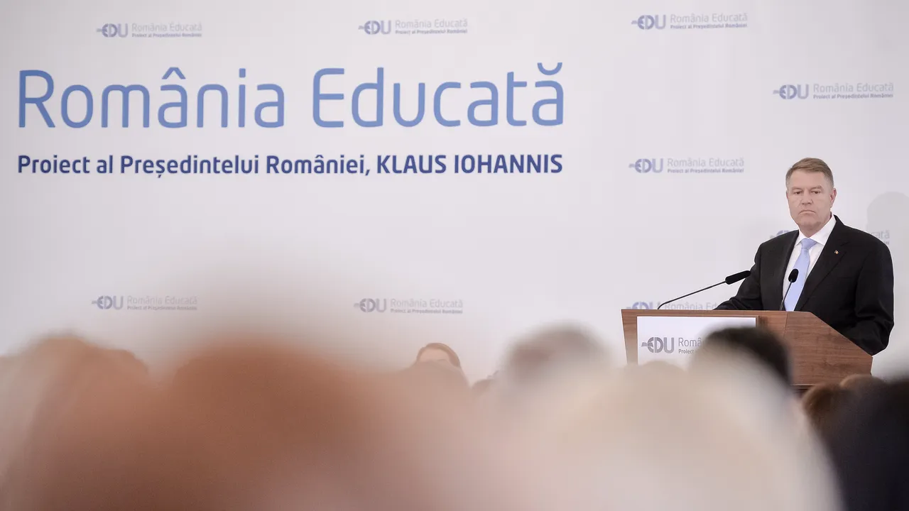 Preşedintele Iohannis, către elevi: Să nu vă temeţi de competiţia justă 
