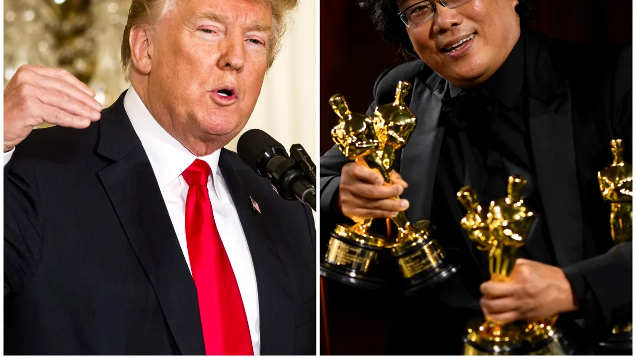 Trump a criticat filmul „Parasite”, marele câştigător al Premiilor Oscar 2020. Răspunsul acid al distribuitorului american: „Nu ştie să citească”