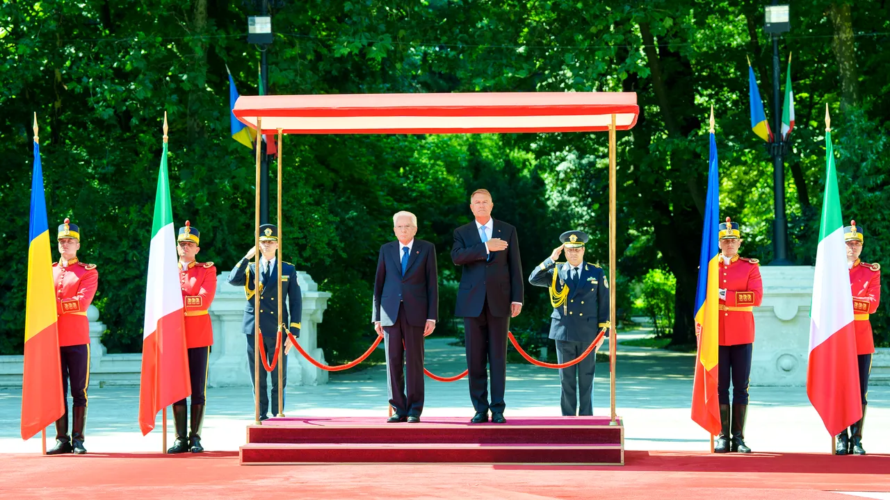 Iohannis, conferinţă comună cu omologul italian: UE  este destinul şi viitorul nostru
