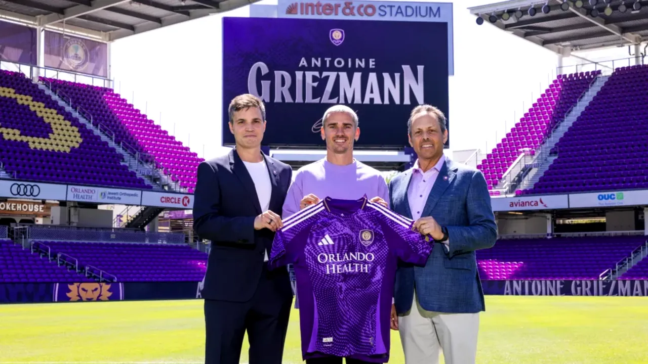 Starul francez Antoine Griezmann, prezentat oficial la echipa din MLS Orlando City
