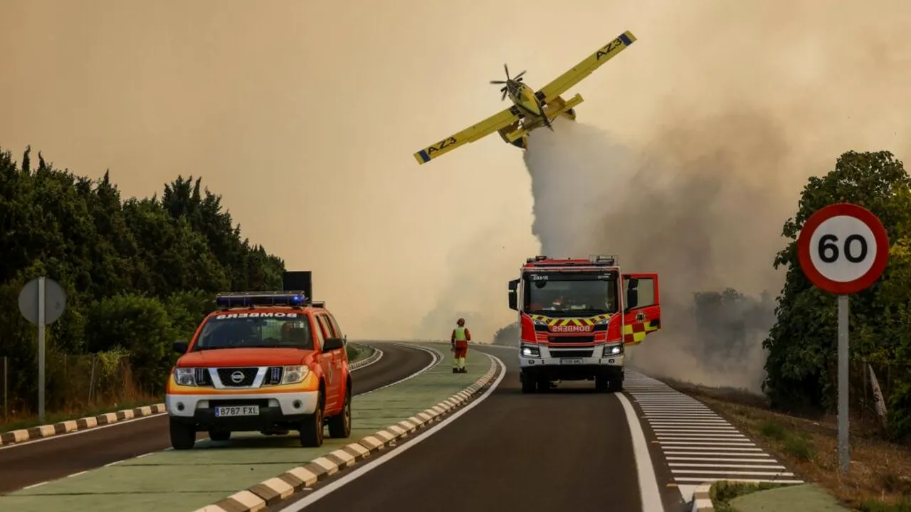 Atenționare de călătorie pentru românii care merg în Spania. Risc ridicat de incendii în Comunitatea Valenciană