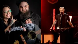 O femeie care a născut la un concert Metallica i-a pus copilului numele solistului