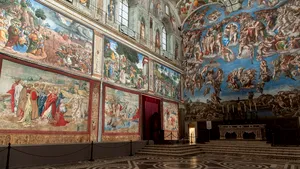 Galerie FOTO: Expoziţie istorică la Capela Sixtină. Lucrări ale lui Rafael pot fi văzute pentru prima dată în 500 de ani