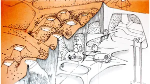 Cum ar putea arăta o aşezare umană pe Marte - FOTO