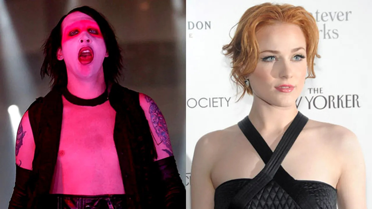 Marilyn Manson şi Evan Rachel Wood s-au despărţit