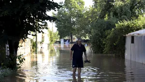 Insulele grecești Paros și Mykonos, inundate după ploi torențiale