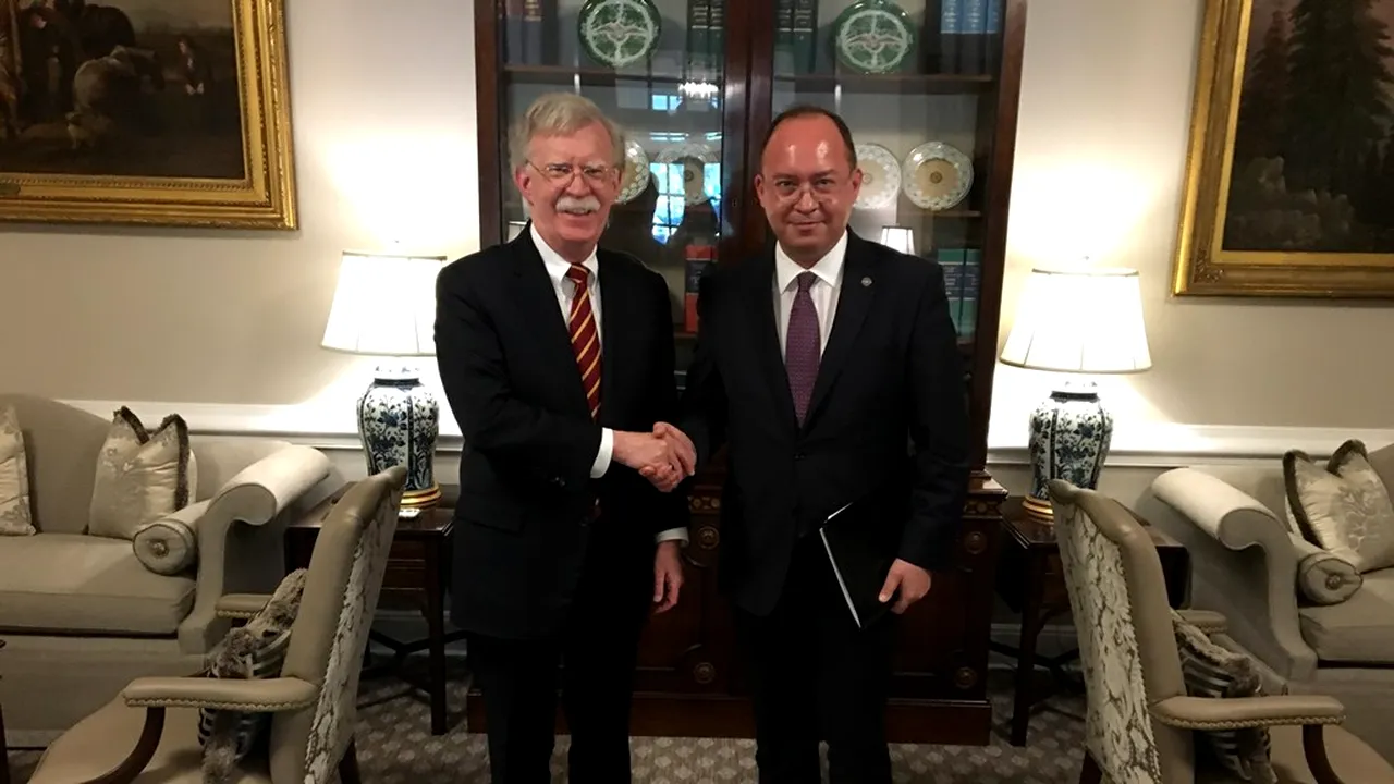 Consilierul prezidenţial Bogdan Aurescu a avut o întrevedere la Casa Albă cu John Bolton, consilier pentru Securitate Naţională al preşedintelui SUA