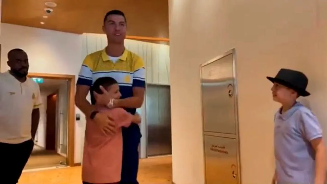 Un băiat din Siria şi-a împlinit visul de a-l întâlni pe Ronaldo, după cutremur