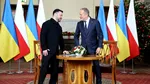 Zelenski și Tusk au început discuțiile din Polonia. Cooperarea în domeniul apărării și relațiile bilaterale, pe agenda întâlnirii