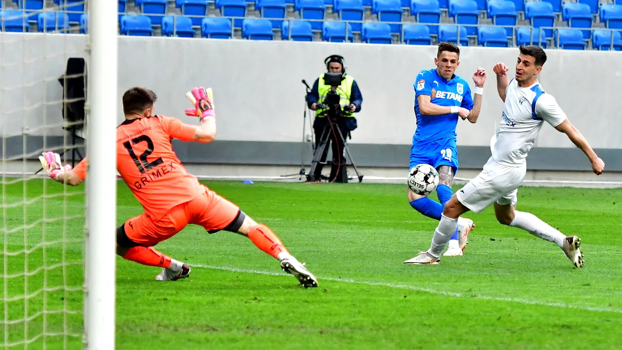 Universitatea Craiova a făcut un pas mare spre finala Cupei României după 3-0 cu Viitorul Târgu Jiu