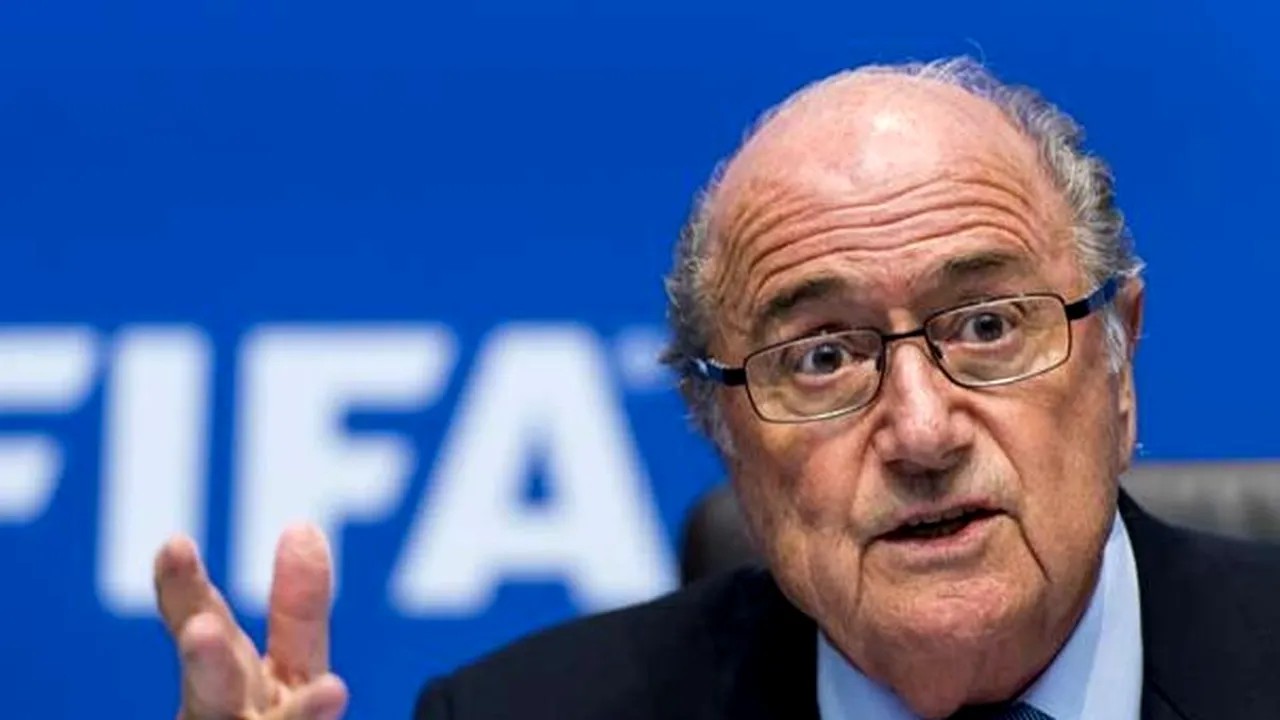 Blatter confirmă că va candida pentru un al cincilea mandat la şefia FIFA