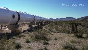 PRIMELE IMAGINI cu sistemul de transport al viitorului, Hyperloop