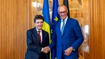 Nicușor Dan s-a întâlnit cu Friedrich Merz la Summitul European pentru Regiunea Arctică