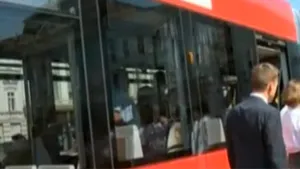 Cel mai modern tramvai din România, prezentat în premieră - VIDEO