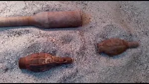 Patru grenade şi un proiectil din Al Doilea Război Mondial au fost ridicate de pirotehniştii din Suceava
