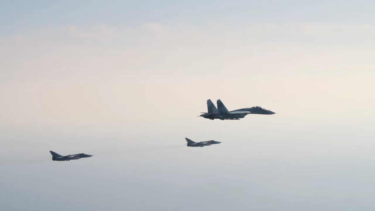 SUA au ridicat avioane pentru a intercepta avioane ruseşti şi chinezeşti în apropiere de Alaska
