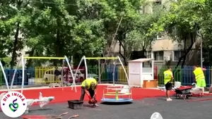 Infrastructură Sector 5. Siguranța elevilor, o prioritate: Echipele au efectuat lucrări pe strada Topologului, precum și pe alte două străzi (P)