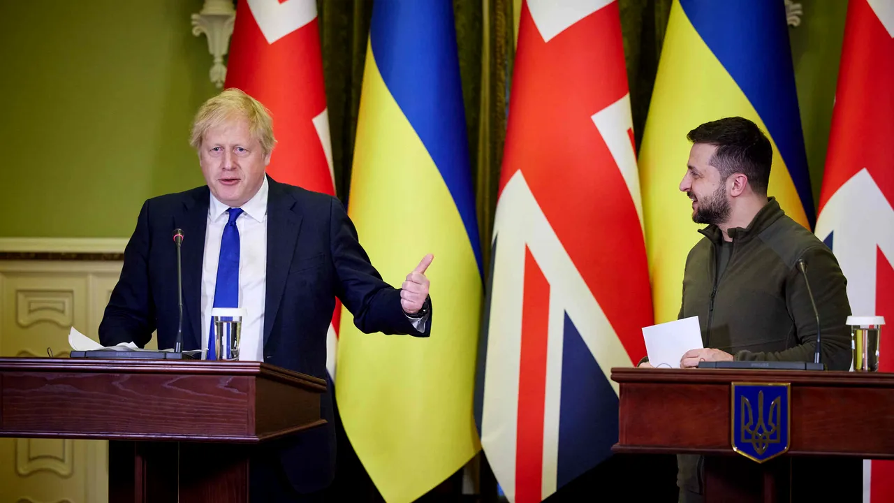 Ucrainenii vor să strângă bani pentru organiza o vizită a lui Boris Johnson în Ucraina
