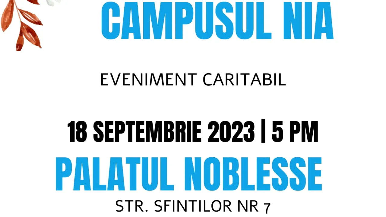 Asociaţia NIA dă startul construcţiei campusului pentru adulţii şi adolescenţii 