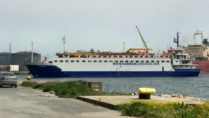 FOTO Vasul care a intrat în coliziune cu o navă militară rusă în Marea Neagră s-a întors în Portul Midia