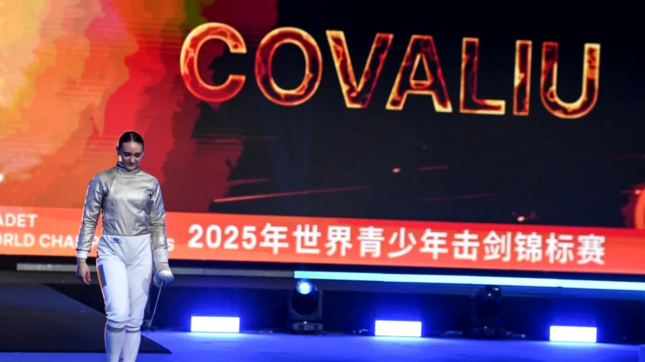 Aur pentru România! Amalia Covaliu este noua campioană mondială la scrimă
