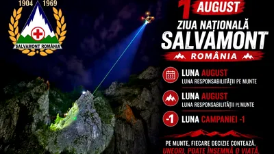 SOCIAL 1 august, Ziua Națională Salvamont România. Peste un secol de misiuni în slujba celor care iubesc muntele