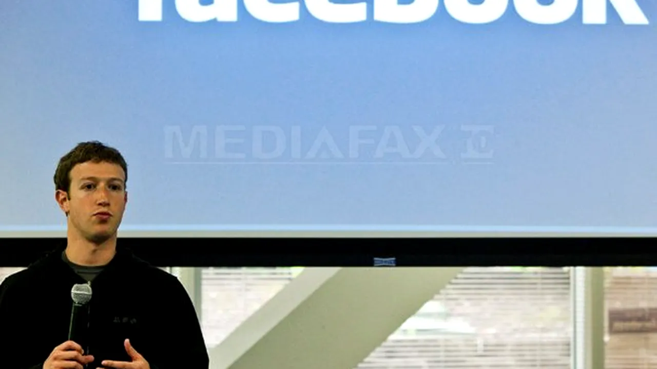 Facebook a obţinut anul trecut 800 de milioane de dolari din publicitate online