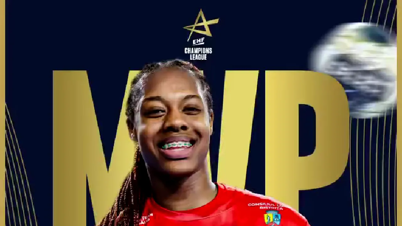 Danila So Delgado, handbalista Gloriei Bistrița, desemnată MVP-ul etapei în Liga Campionilor