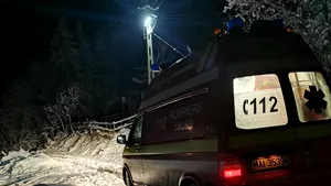 VIDEO | Şenilata a intervenit într-un sat de munte pentru o femeie însărcinată